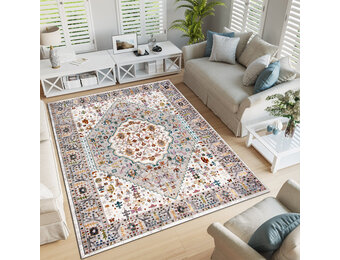 Picasso Bellagio Vintage Vloerkleed - Multi / Creme - Laagpolig