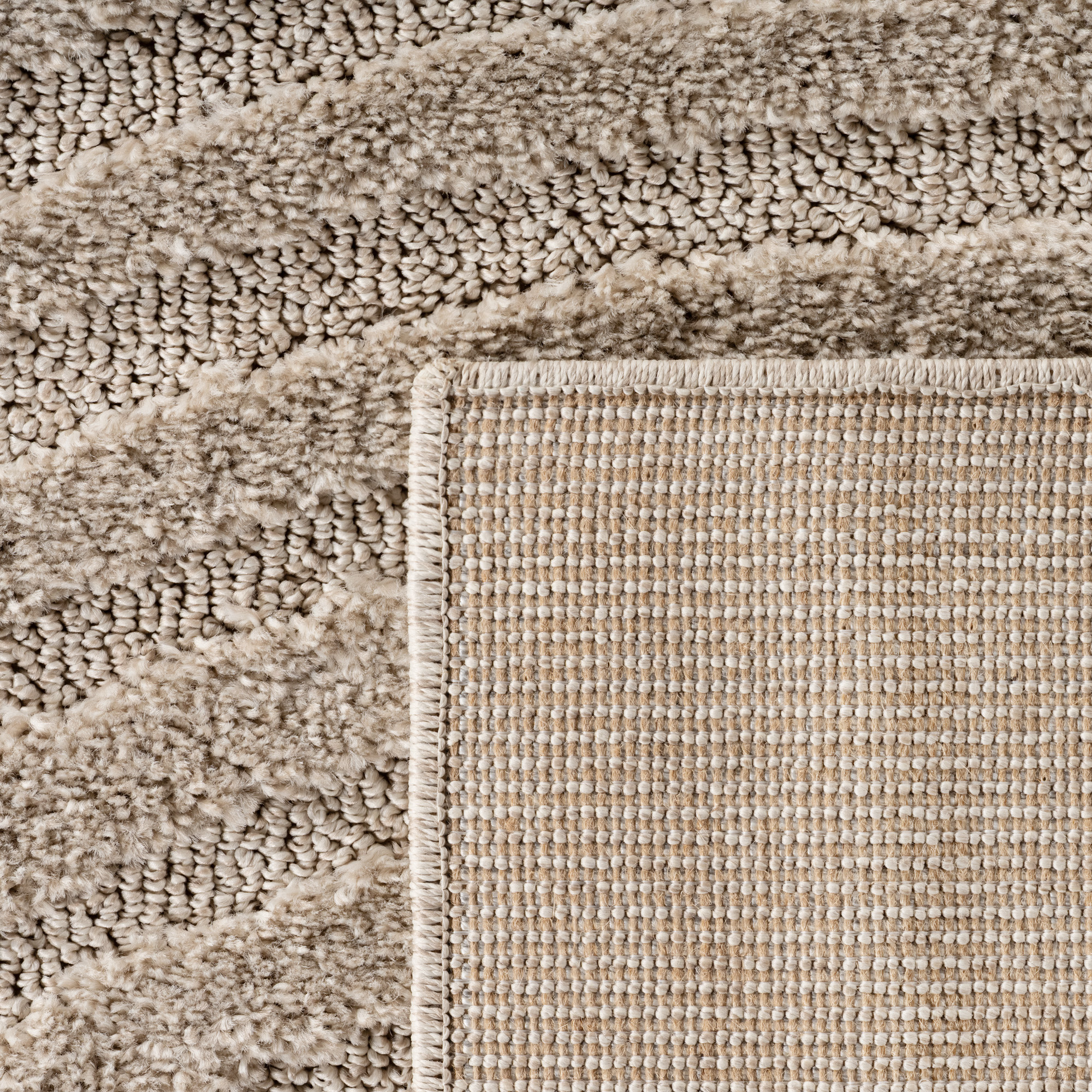 Japandi ART - Scandinavisch Vloerkleed - Laagpolig Effen - Beige