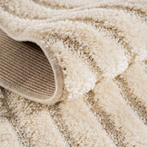 Japandi ART - Scandinavisch Vloerkleed - Laagpolig Effen - Creme Wit