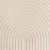 Japandi ART - Scandinavisch Vloerkleed - Laagpolig Effen - Creme Wit