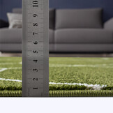 Trellis Uni Effen Laagpolig Vloerkleed Modern Groen