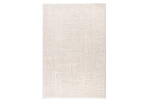 Verona Tradizionale - Modern Vloerkleed - Luxe Klassiek 3D Structuur - Laagpolig - Creme