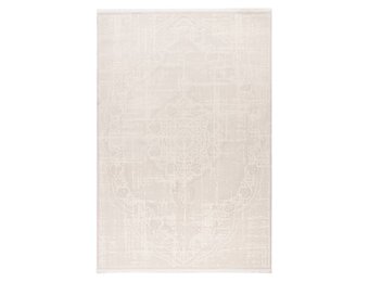 Verona Tradizionale - Modern Vloerkleed - Luxe Klassiek 3D Structuur - Laagpolig - Creme