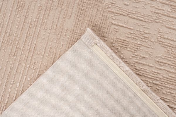 Verona Tradizionale - Modern Vloerkleed - Luxe 3D Structuur - Laagpolig - Beige