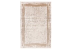 Venezia Tradizionale - Modern Vloerkleed Kader - Luxe 3D Structuur - Laagpolig - Beige