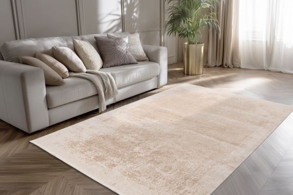 Venezia Tradizionale - Modern Vloerkleed - Luxe 3D Structuur - Laagpolig - Beige