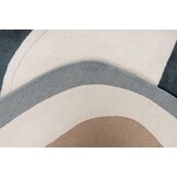 Livorno Japandi Organisch Laagpolig Vloerkleed Terra/Crème/Beige