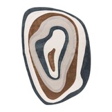 Livorno Japandi – Modern Organisch Vloerkleed - Luxe 3D Laagpolig - Terra Creme Beige