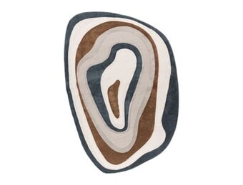 Livorno Japandi – Modern Organisch Vloerkleed - Luxe 3D Laagpolig - Terra Creme Beige