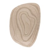 Livorno Japandi – Modern Organisch Vloerkleed - Luxe 3D Laagpolig - Beige