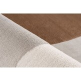 Livorno – Modern Organisch Vloerkleed - Luxe 3D Laagpolig - Multi Creme Terra