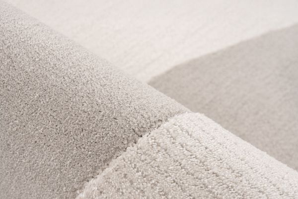 Livorno – Modern Organisch Vloerkleed - Luxe 3D Laagpolig - Creme Beige