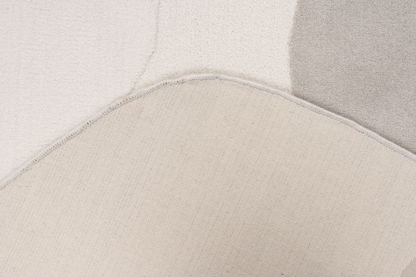 Livorno – Modern Organisch Vloerkleed - Luxe 3D Laagpolig - Creme Beige