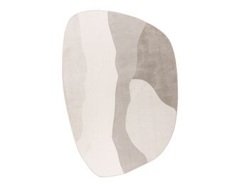 Livorno – Modern Organisch Vloerkleed - Luxe 3D Laagpolig - Creme Beige