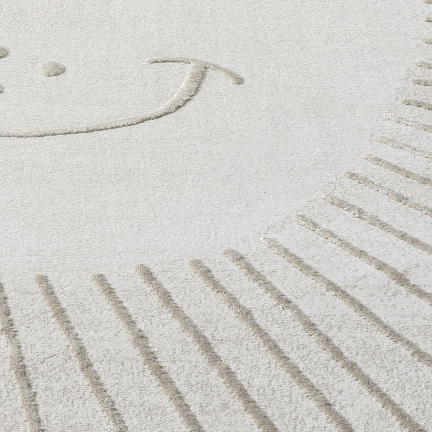 Mara Kinderkleed - 120 cm Rond - Creme Laagpolig