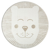 Mara Kinderkleed - 120 cm Rond - Creme Laagpolig