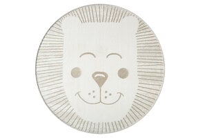 Mara Kinderkleed - 120 cm Rond - Creme Laagpolig
