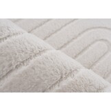Japandi - Fluffy Vloerkleed - Creme - 80x150cm
