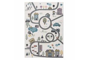 Anime Kinderkleed - 80x150cm - Creme Multi