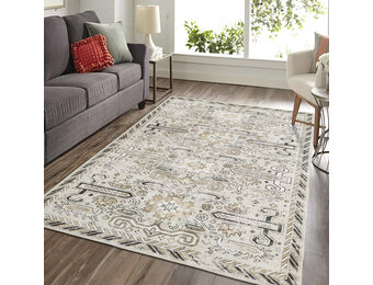 Oriental Vintage 160x230cm Vloerkleed Wasbaar Creme