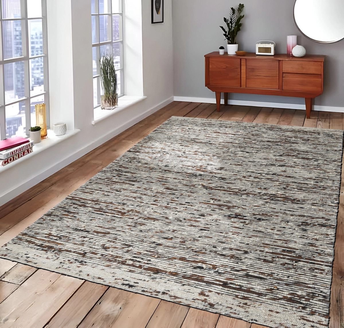 Velaar - 100% Wol Vloerkleed - Laagpolig - Geweven