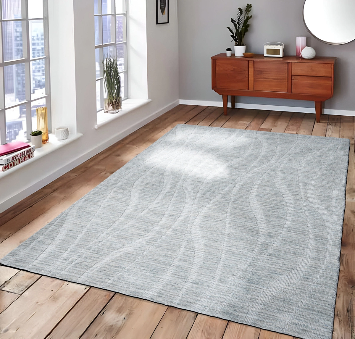 Velaar - 100% Wol Vloerkleed - Laagpolig - Geweven