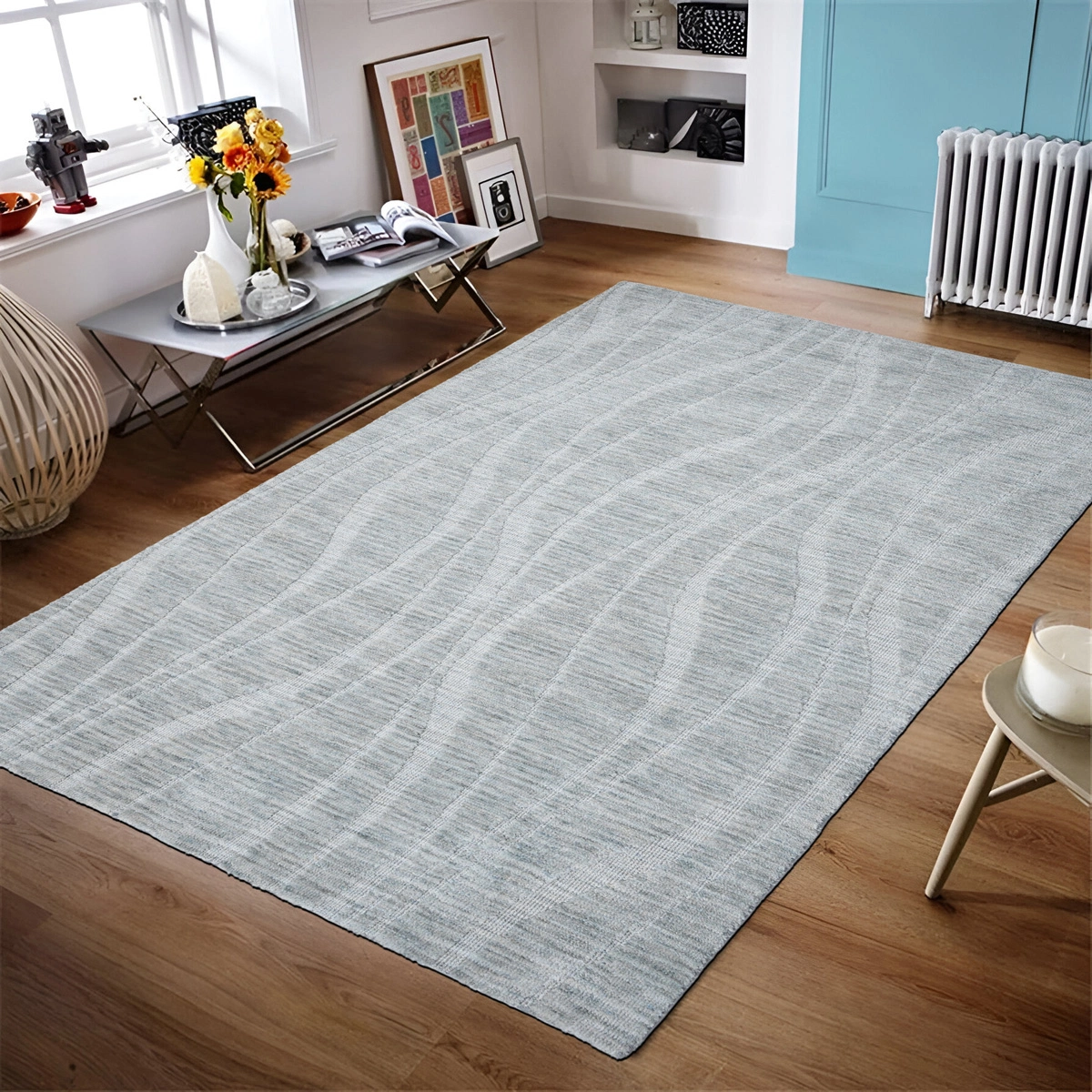 Velaar - 100% Wol Vloerkleed - Laagpolig - Geweven