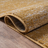 Relax Oslo - Laagpolig Effen Vloerkleed - Modern Tapijt - Geel Goud