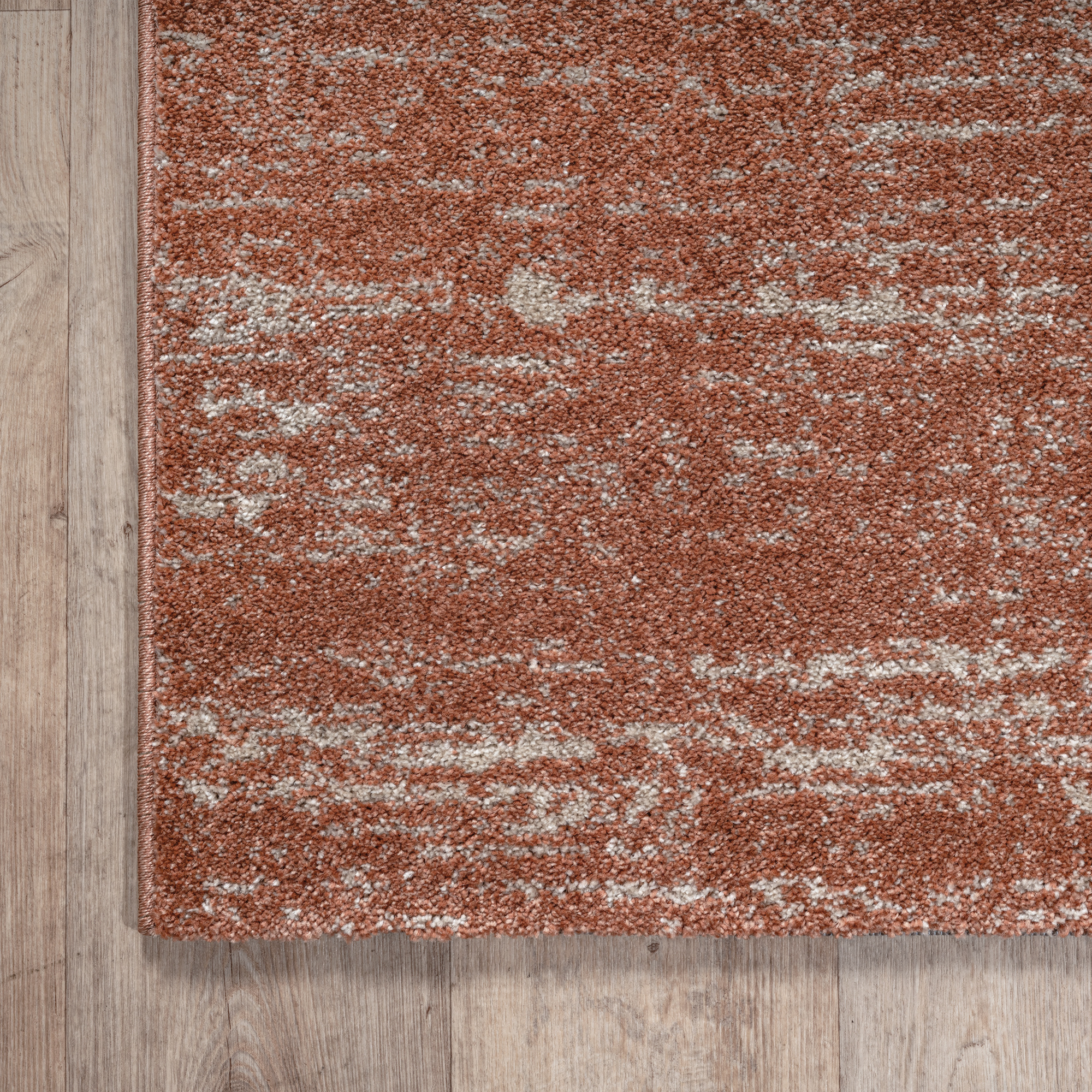 Relax Oslo - Laagpolig Effen Vloerkleed - Modern Tapijt - Terra Oranje