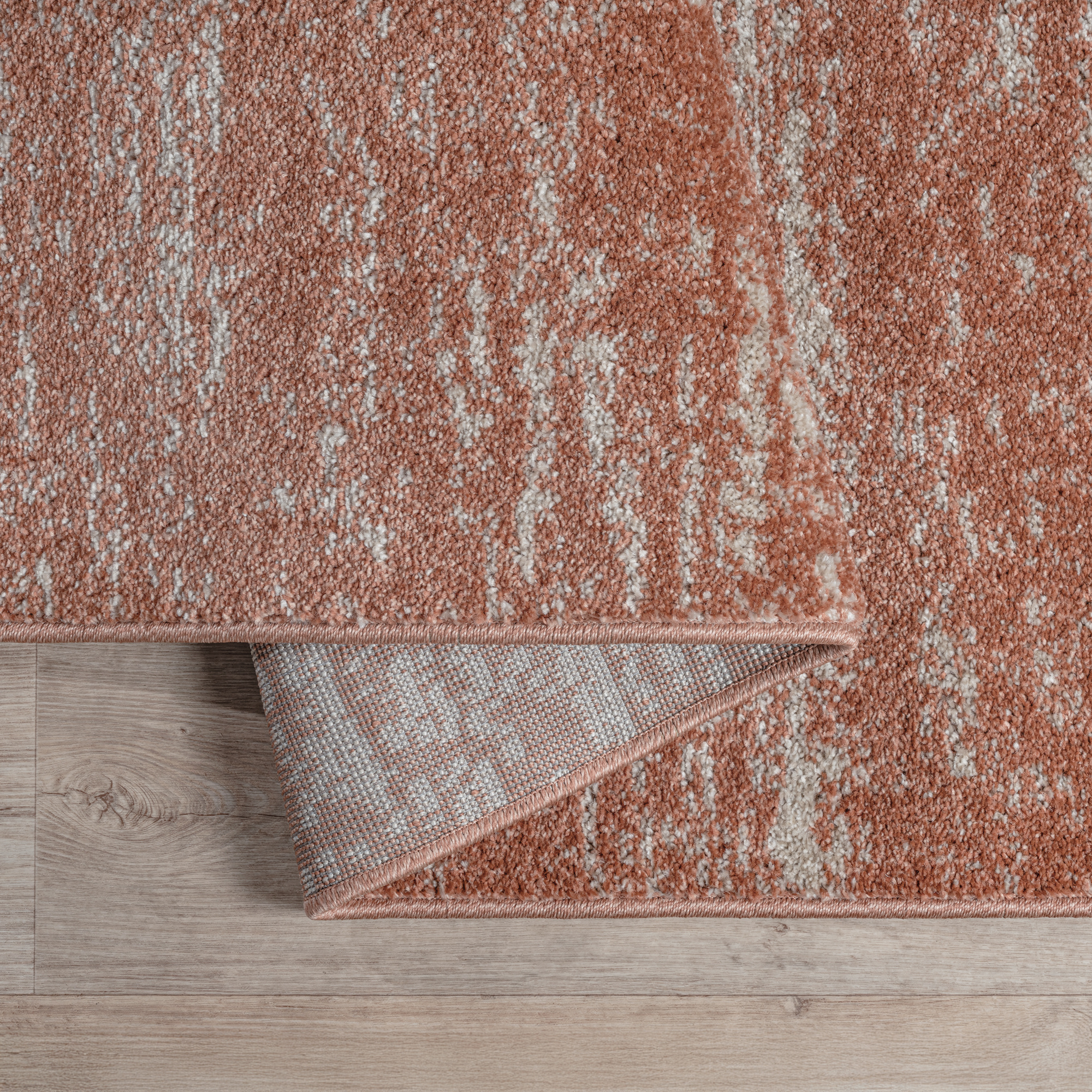 Relax Oslo - Laagpolig Effen Vloerkleed - Modern Tapijt - Terra Oranje