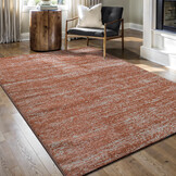 Relax Oslo - Laagpolig Effen Vloerkleed - Modern Tapijt - Terra Oranje