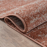 Relax Oslo - Laagpolig Vierkant Vloerkleed - Modern Tapijt - Terra Oranje