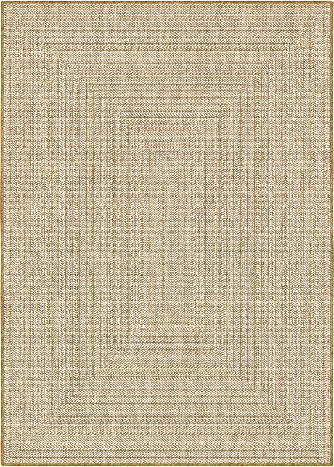 Brussels Buitenkleed – Indoor & Outdoor Vintage Vloerkleed – Tuinkleed, Balkonkleed – Jute