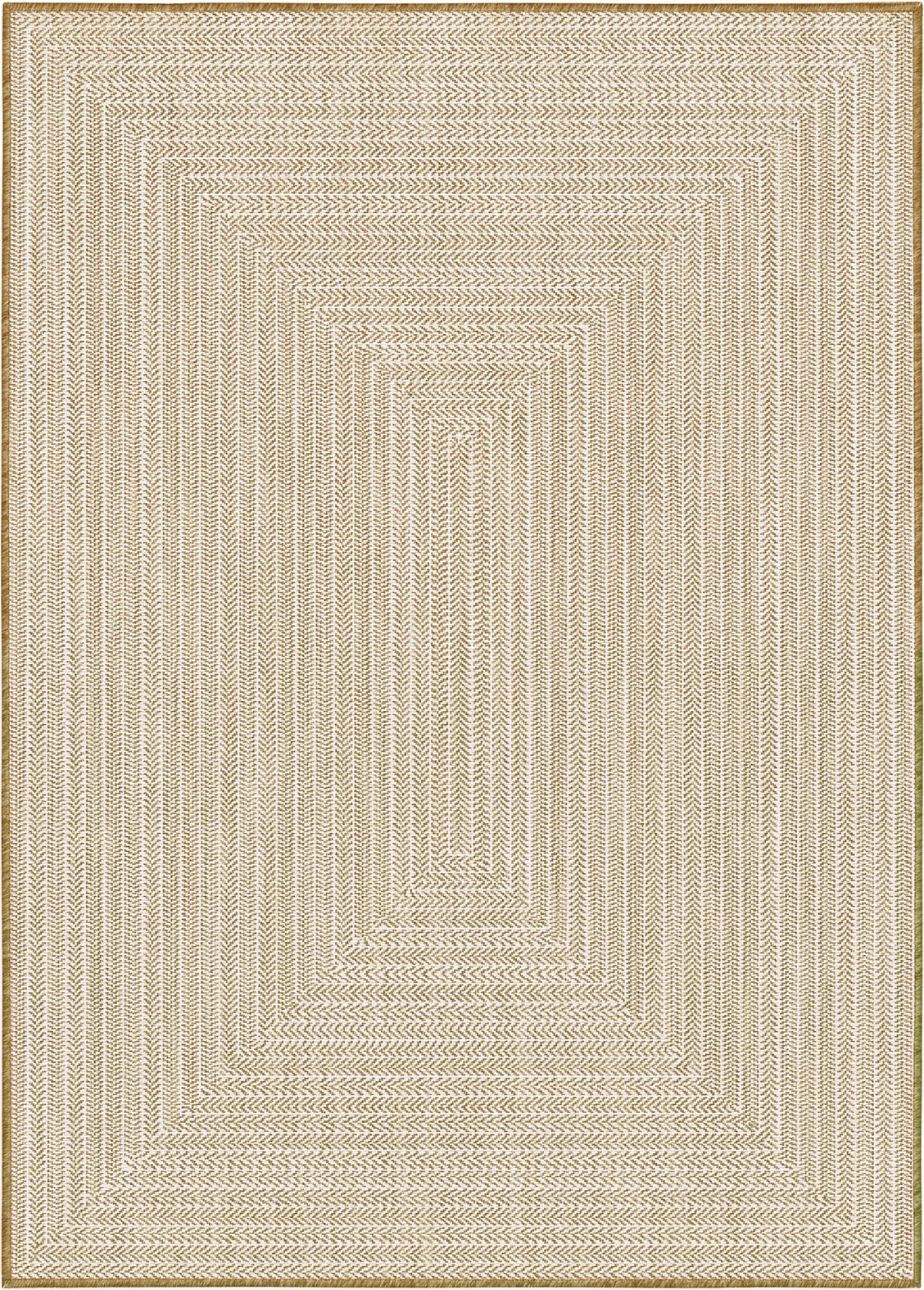 Brussels Buitenkleed – Indoor & Outdoor Vintage Vloerkleed – Tuinkleed, Balkonkleed – Jute