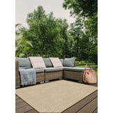 Brussels Buitenkleed – Indoor & Outdoor Vintage Vloerkleed – Tuinkleed, Balkonkleed – Jute