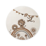 Villeroy & Boch Boho Kids Rond Vloerkleed Leeuw Rond Creme Multicolor