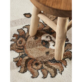 Villeroy & Boch Boho Kids Rond Vloerkleed Leeuw Rond Creme Multicolor