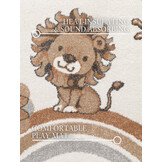 Villeroy & Boch Boho Kids Rond Vloerkleed Leeuw Rond Creme Multicolor