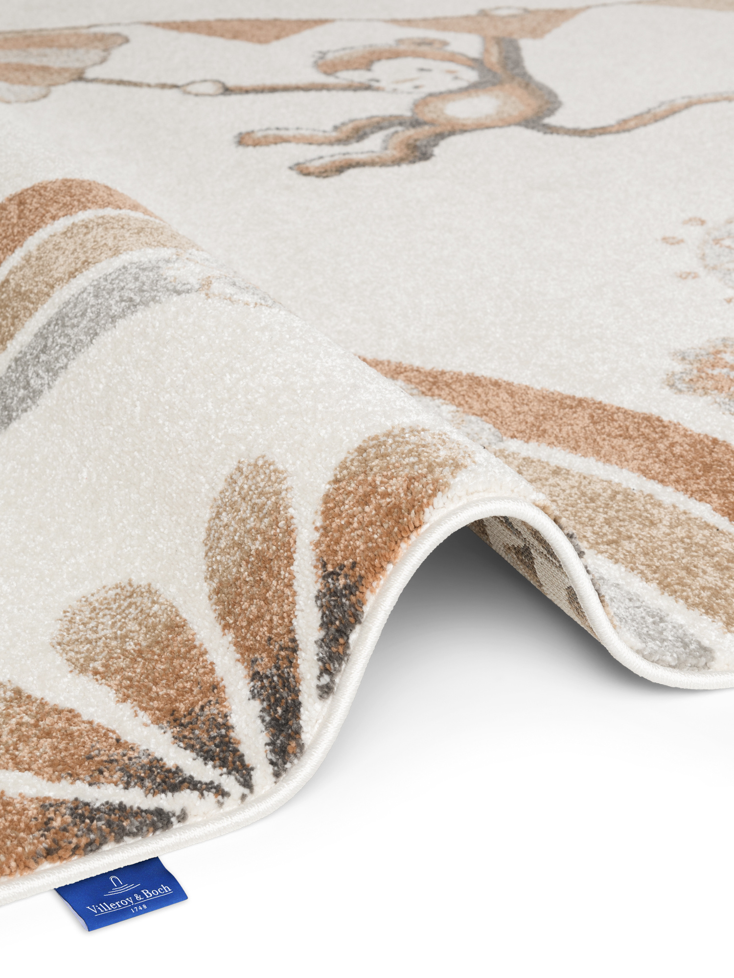 Villeroy & Boch Boho Kinder Vloerkleed Leeuw Summer Party Creme Multicolor