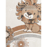 Villeroy & Boch Boho Kinder Vloerkleed Leeuw Summer Party Creme Multicolor