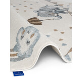 Villeroy & Boch Boho Kids Kinder Vloerkleed Olifant Rond Rainbow Creme Multicolor