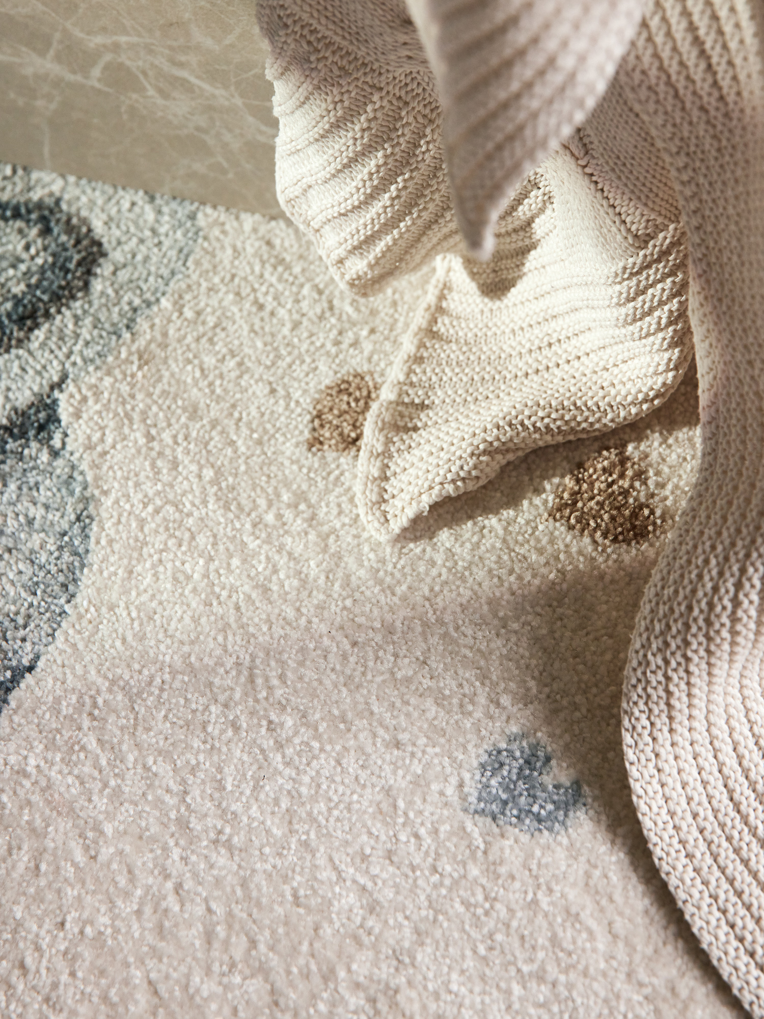 Villeroy & Boch Boho Kids Kinder Vloerkleed Olifant Rond Rainbow Creme Multicolor