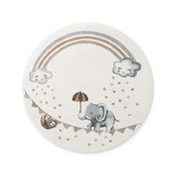 Villeroy & Boch Boho Kids Kinder Vloerkleed Olifant Rond Rainbow Creme Multicolor
