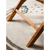 Villeroy & Boch Boho Kids Kinder Vloerkleed Olifant Rond Rainbow Creme Multicolor