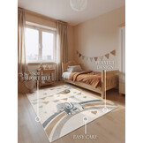 Villeroy & Boch Boho Kids Kinder Vloerkleed Olifant Rainbow Party Creme Multicolor