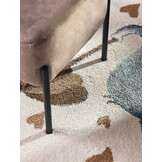 Villeroy & Boch Boho Kids Kinder Vloerkleed Olifant Rond Rainy Creme Multicolor