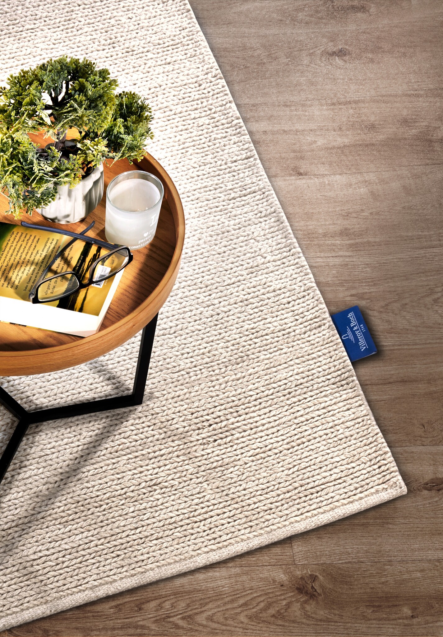 Villeroy & Boch Francois Handgeweven Wol Vloerkleed Wit