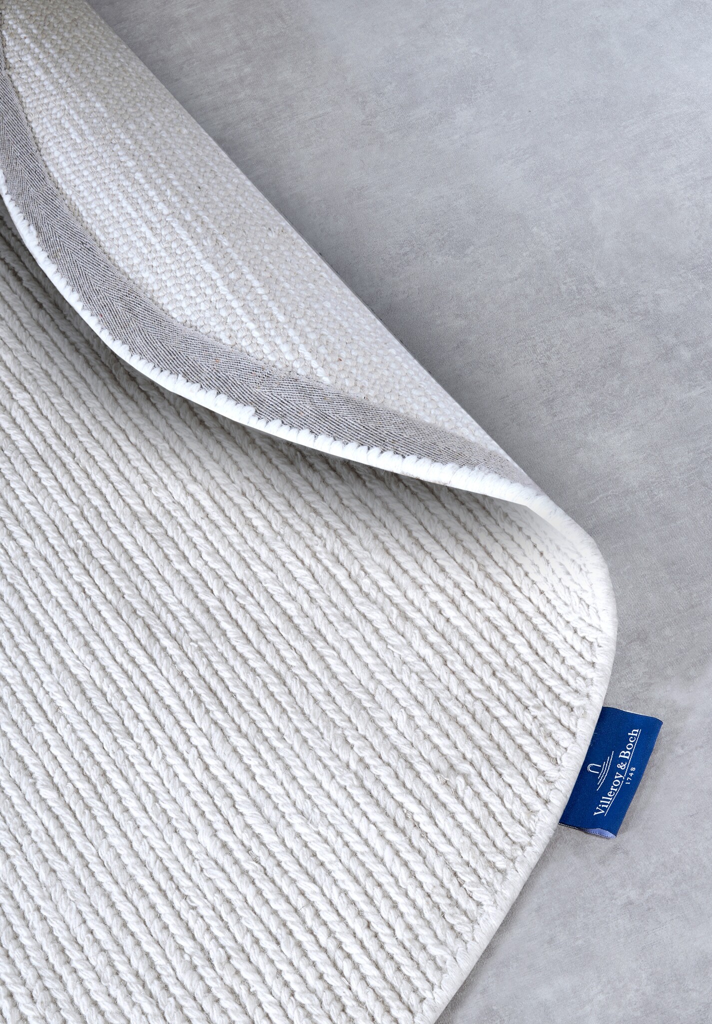 Villeroy & Boch Francois Rond Handgeweven Wol Vloerkleed Wit