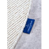 Villeroy & Boch Francois Rond Handgeweven Wol Vloerkleed Wit