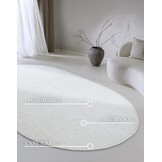 Villeroy & Boch Francois Ovaal Handgeweven Wol Vloerkleed Wit